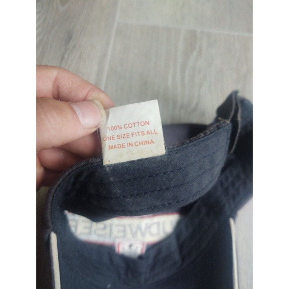 Budweiser Baseball Cap Hat Adjustable Cotton Strap Back Osfa Anheuser Beer 2007 - Picture 10 of 12